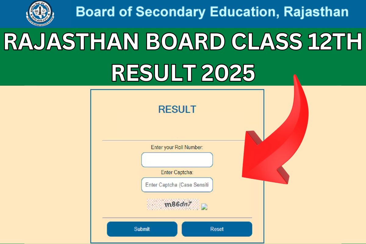 Rajasthan Board Class 12th Result 2025